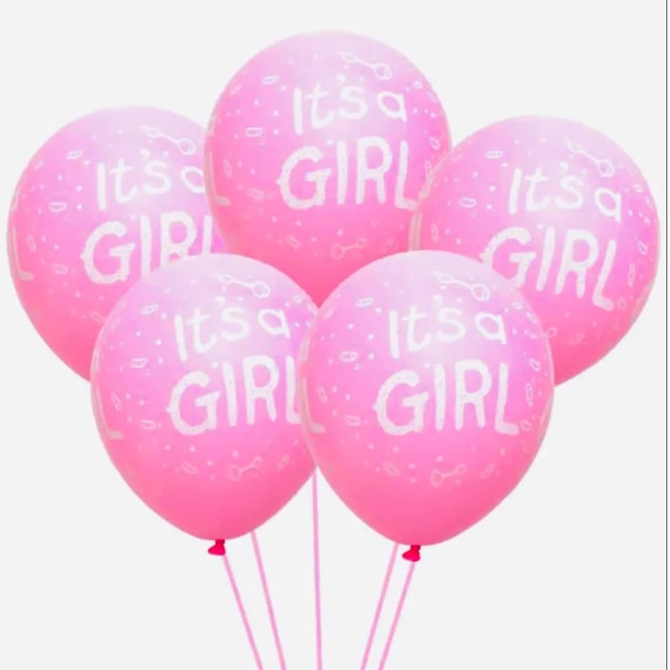 Set Balloons It’s A Girl 5 Pcs