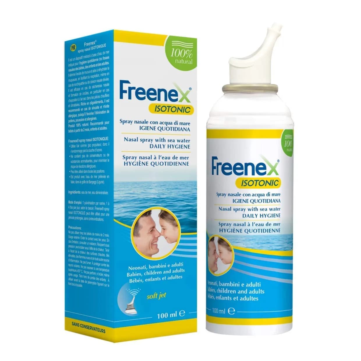 FREENEX ISOTONIC SEA WATER NASAL SPRAY 100ML