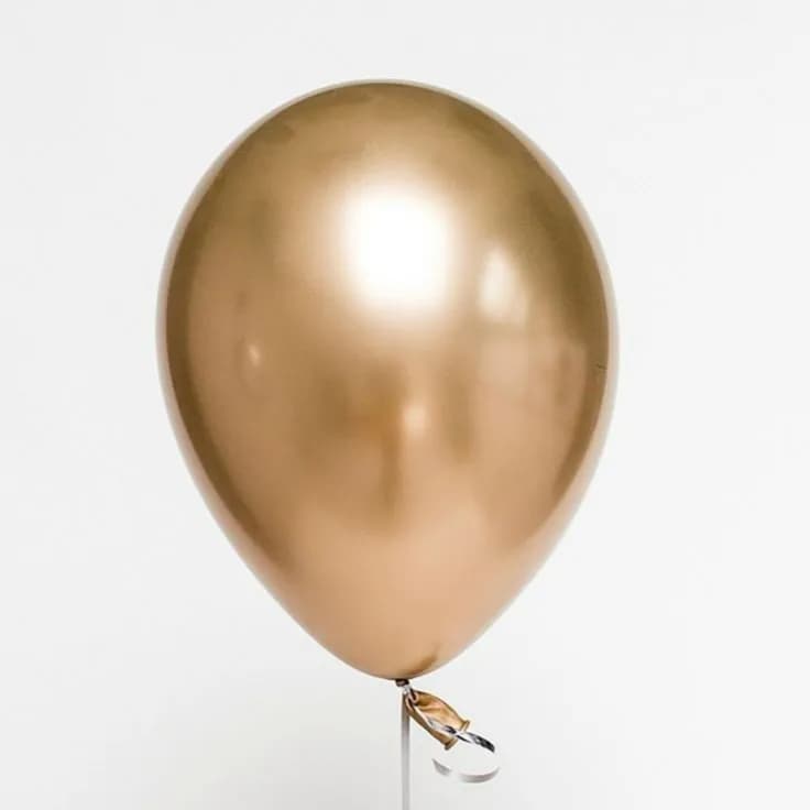 Gold Balloon With Helium