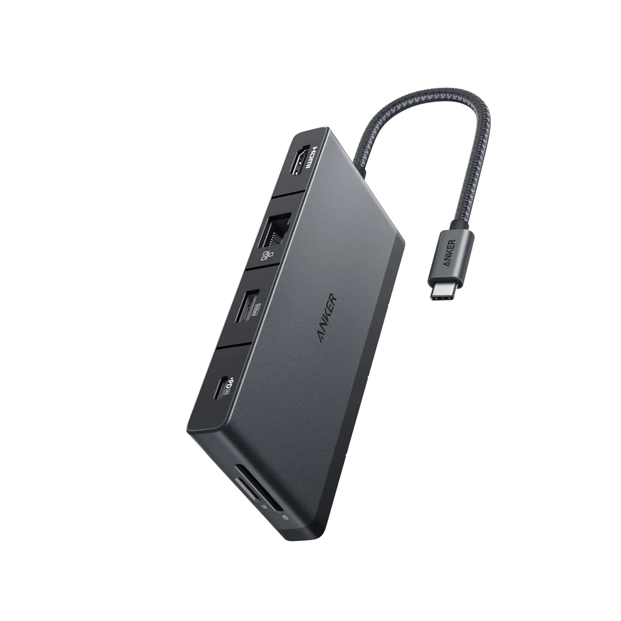 ANKER 552 USB-C Hub 9-IN-1 4K HDMI HUB FOR MAC BOOK , IPAD , LAPTOP , PC , TABLETS AND OTHERS  With high-speed USB ports, a 4K HDMI port, and SD/microSD card slots, you can connect multiple devices