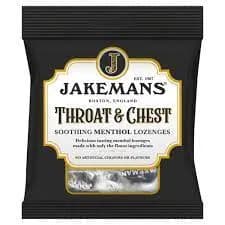 jakemans throat & chest soothing menthol lozenges 73g