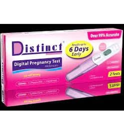 Digital pregnancy test 2 pcs Distinct