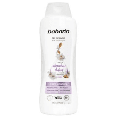 Babaria Bath & Shower gel Cream sensations with sweet almond oil for very dry skin 600ml
