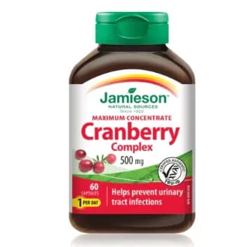 JAMIESON CRANBERRY COMPLEX 500MG CAP 60'S