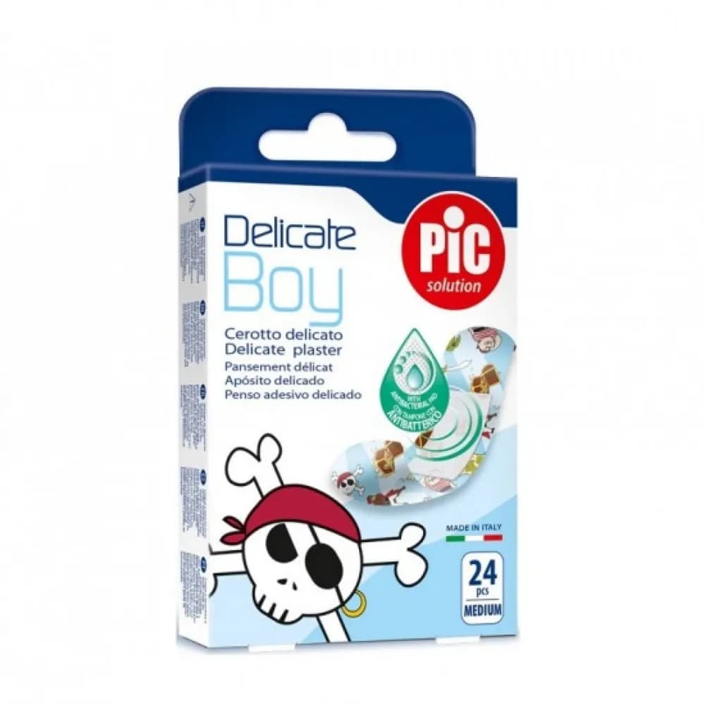 PIC DELICATE BOY PLASTER MEDIUM 24'S 19X72MM