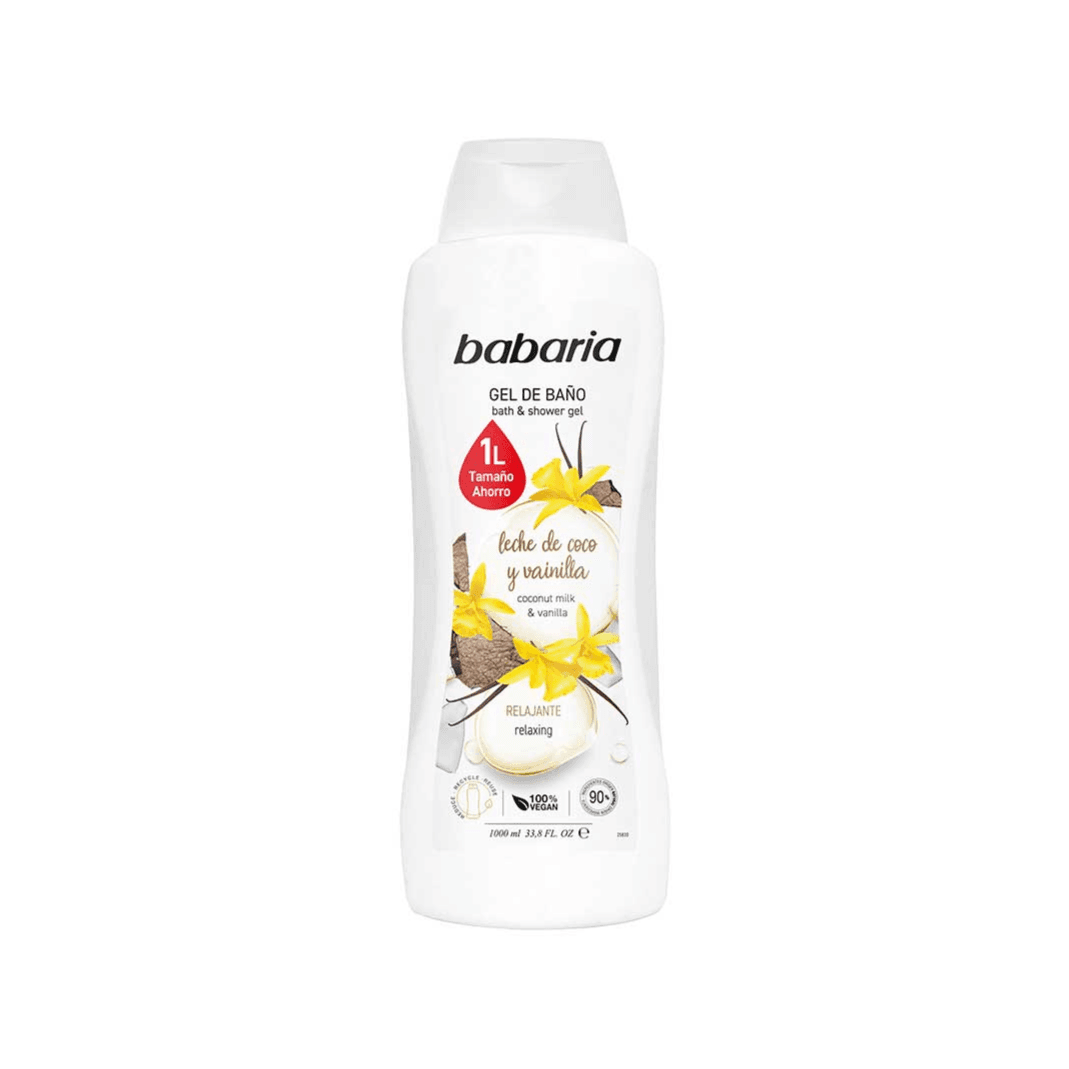 Babaria Bath & Shower gel Coconut milk & vanilla 1000ml