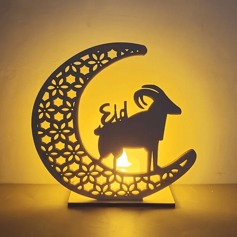 Ramadan Wooden Ornament For Decoration 15*5*15cm