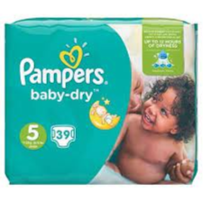 pampers size 5 baby dry 39pcs