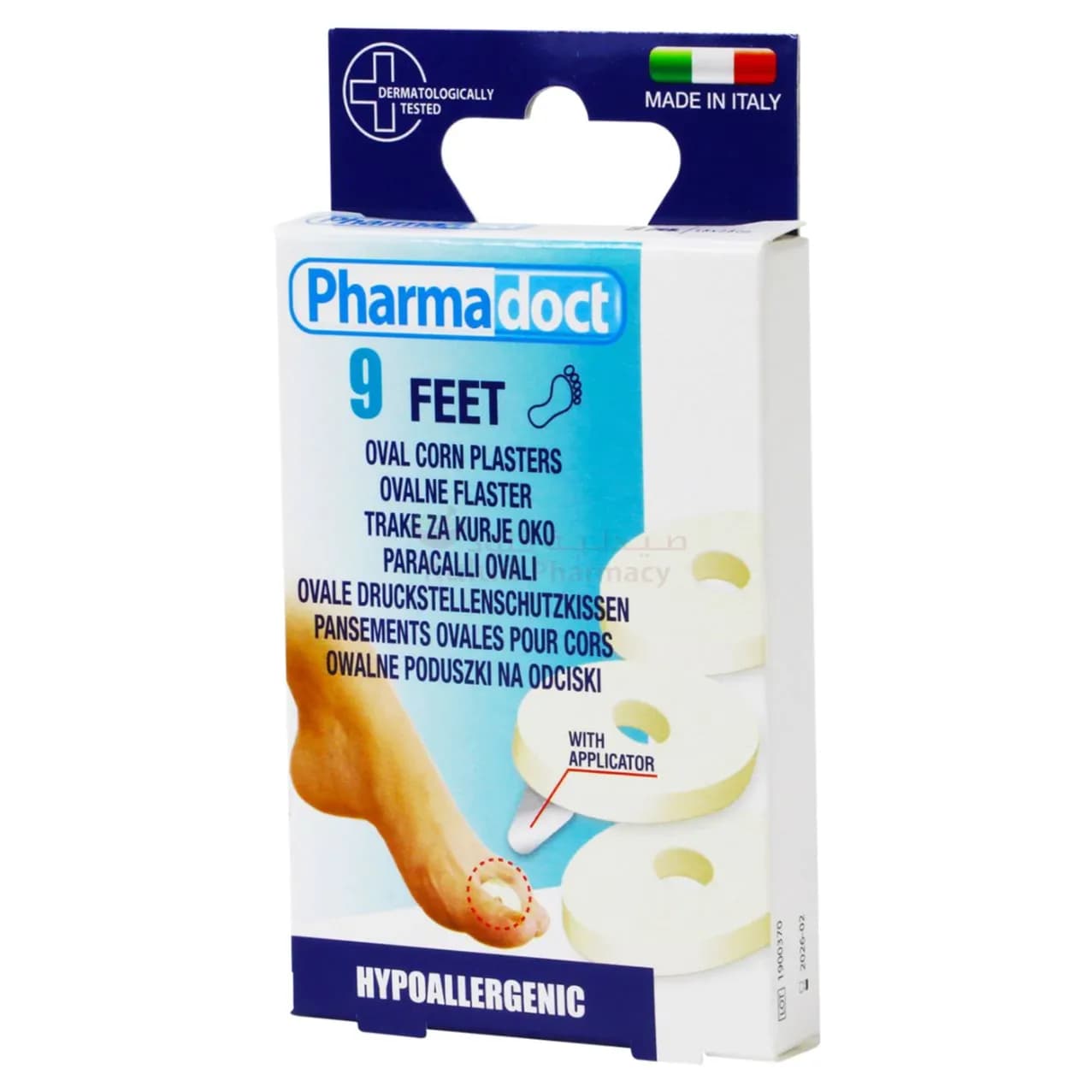 pharmadoct feet corn plaster 10s