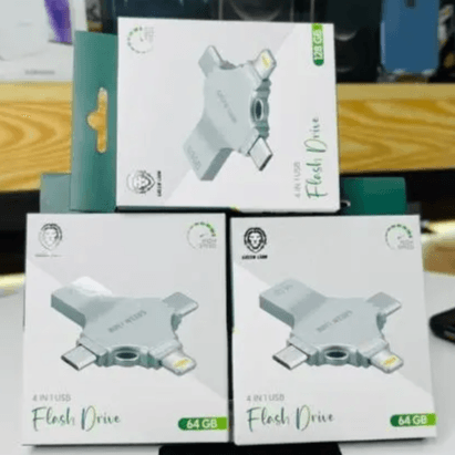 GREEN LION 4 IN 1 USB FLASH DRIVE [ 64 GB ]