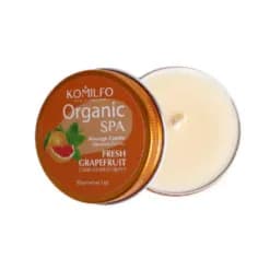 Komilfo Organic Spa Massage Candle Fresh Grapefruit