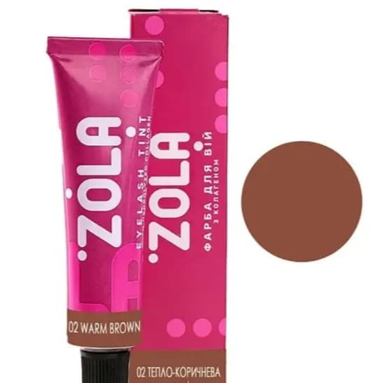 Zola Eyebrow Tint Warm Brown 02