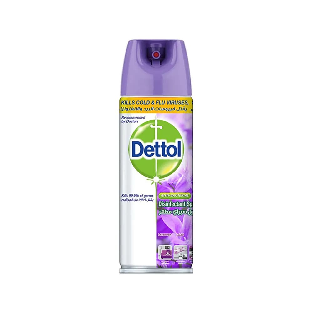 Dettol Lavender Antibacterial All In One Disinfectant Spray, 450m