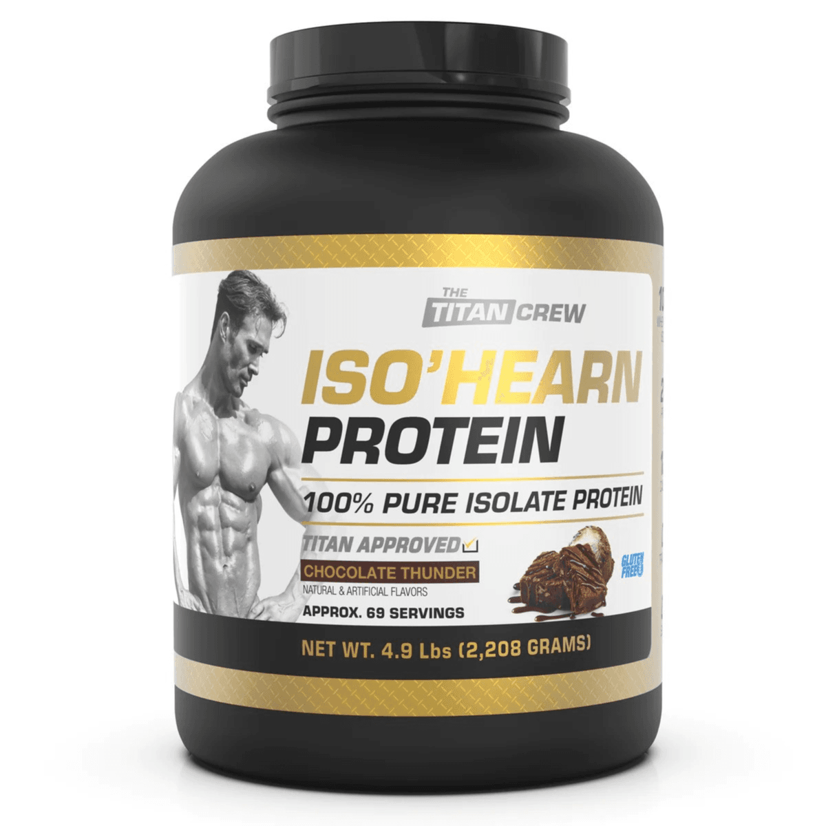 Bpi Sports Iso'hearn 100% Pure Isolate Chocolate Thunder 4.9 Lbs 69 Servings