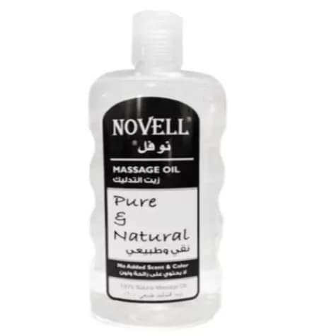 Novell massage oil pure & natural no added scent no color 750ml