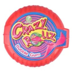 Jiujiuwang Crazy Rollz Bubble Gum Fruit Flavor 12g