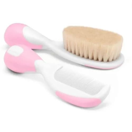 Chicco Brush And Comb Pink