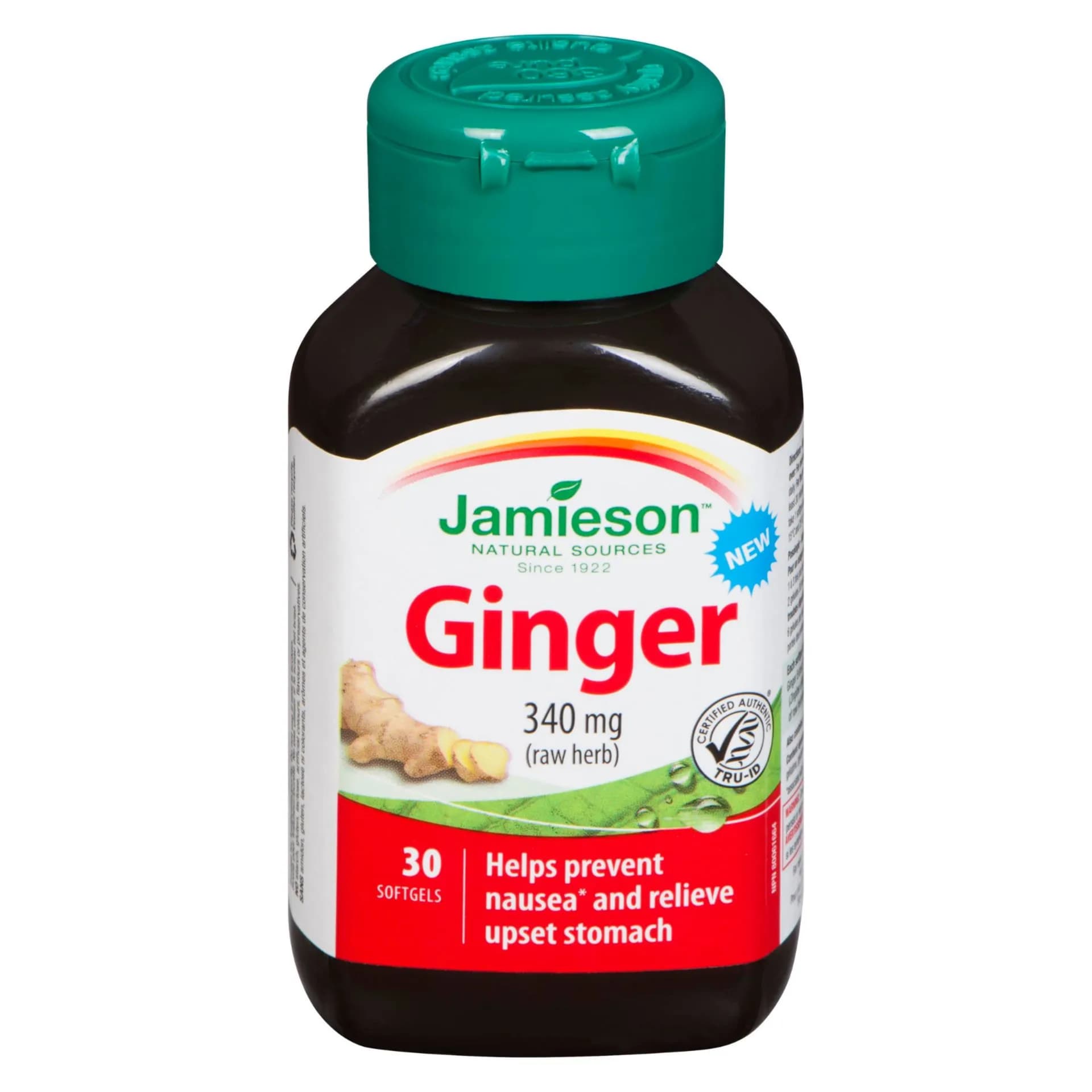 JAMIESON GINGER 340MG CAP 30'S