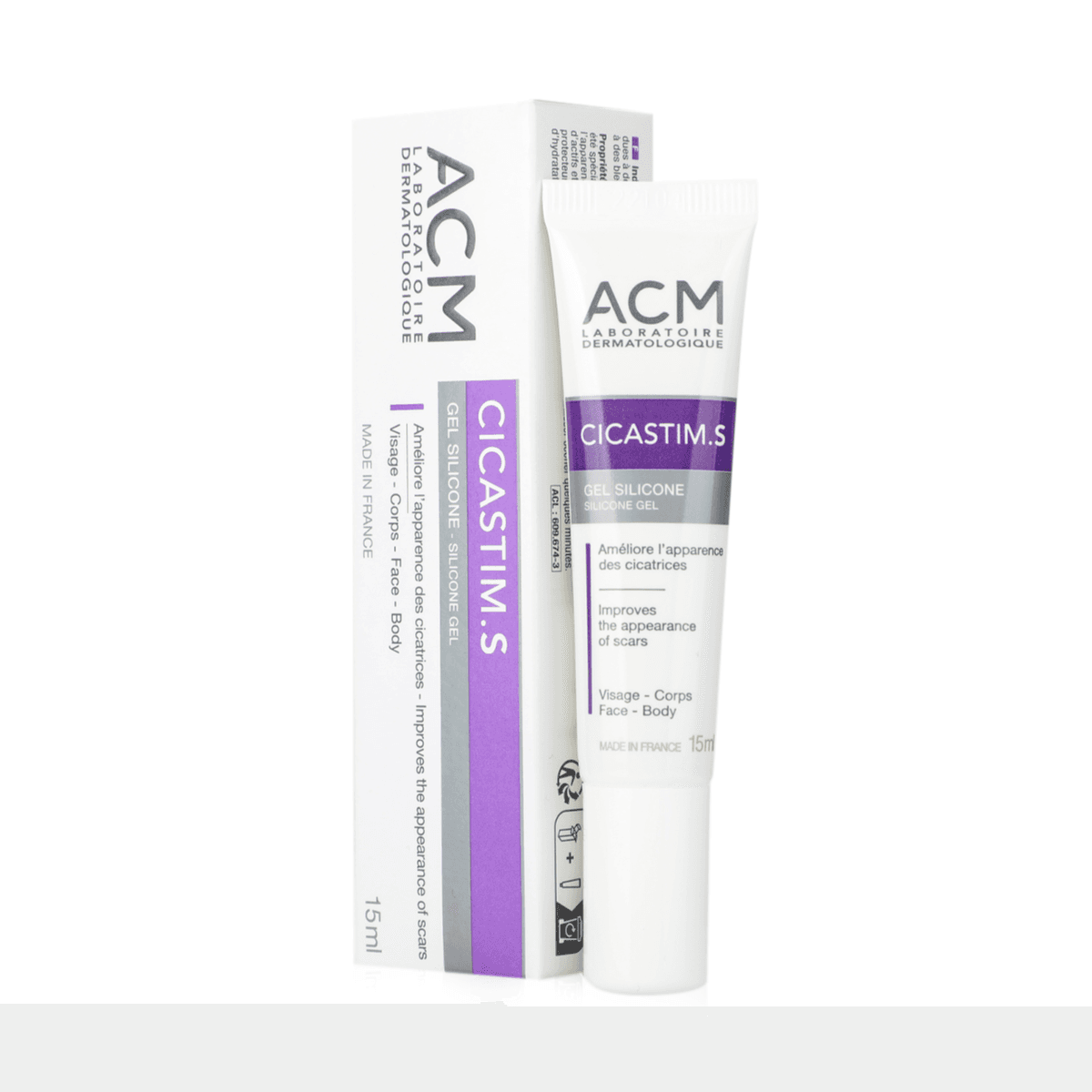 ACM Cicastim.S Silicone gel improve the appearance of scars 15ml