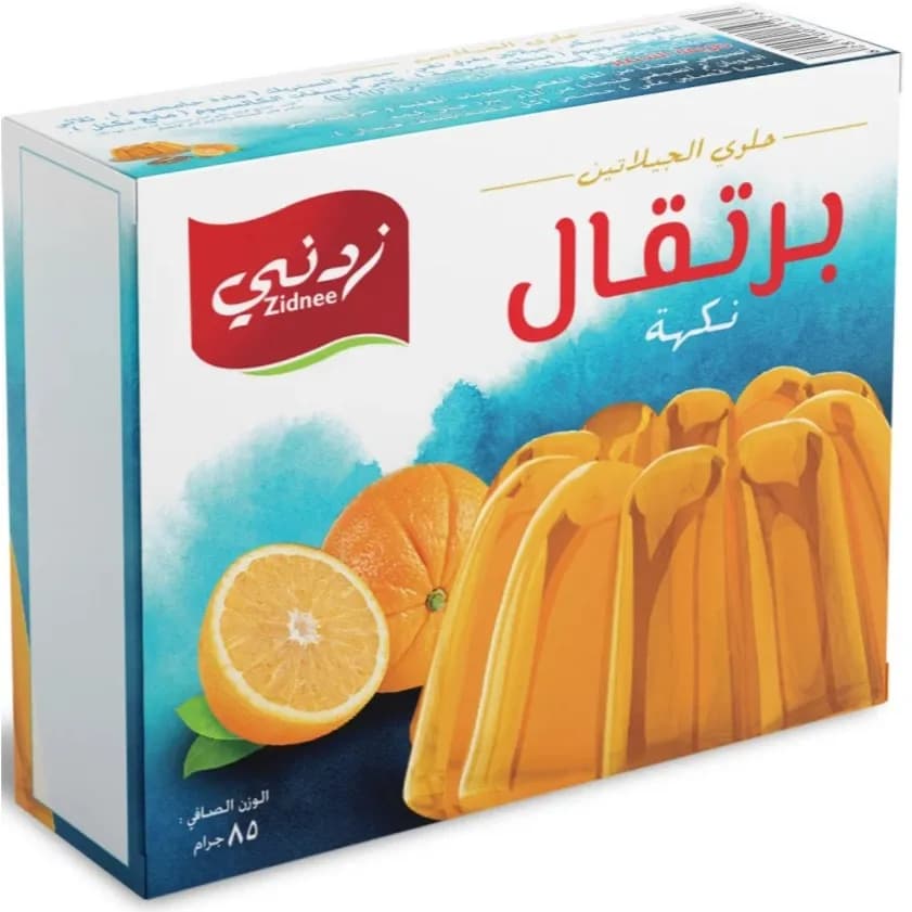 Jelly Dessert, orange flavored