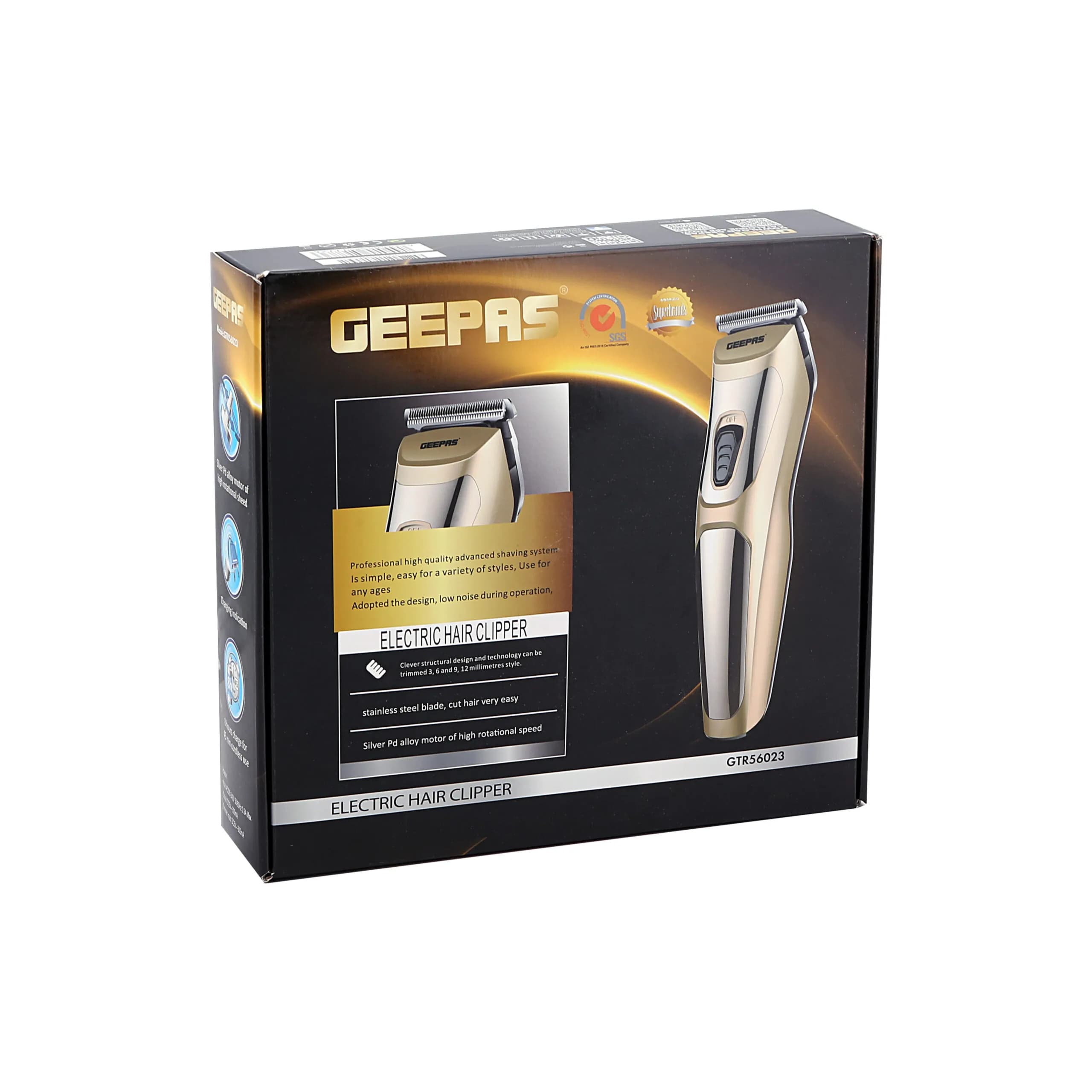 Geepas Electric Hair Clipper Gtr56023