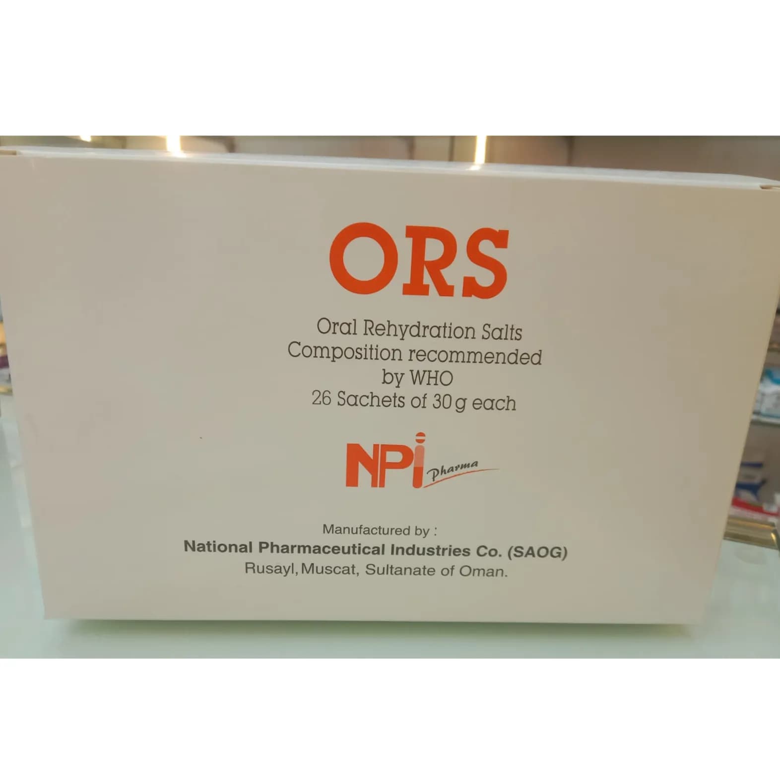 Ors 30 Gm 26 Sachets