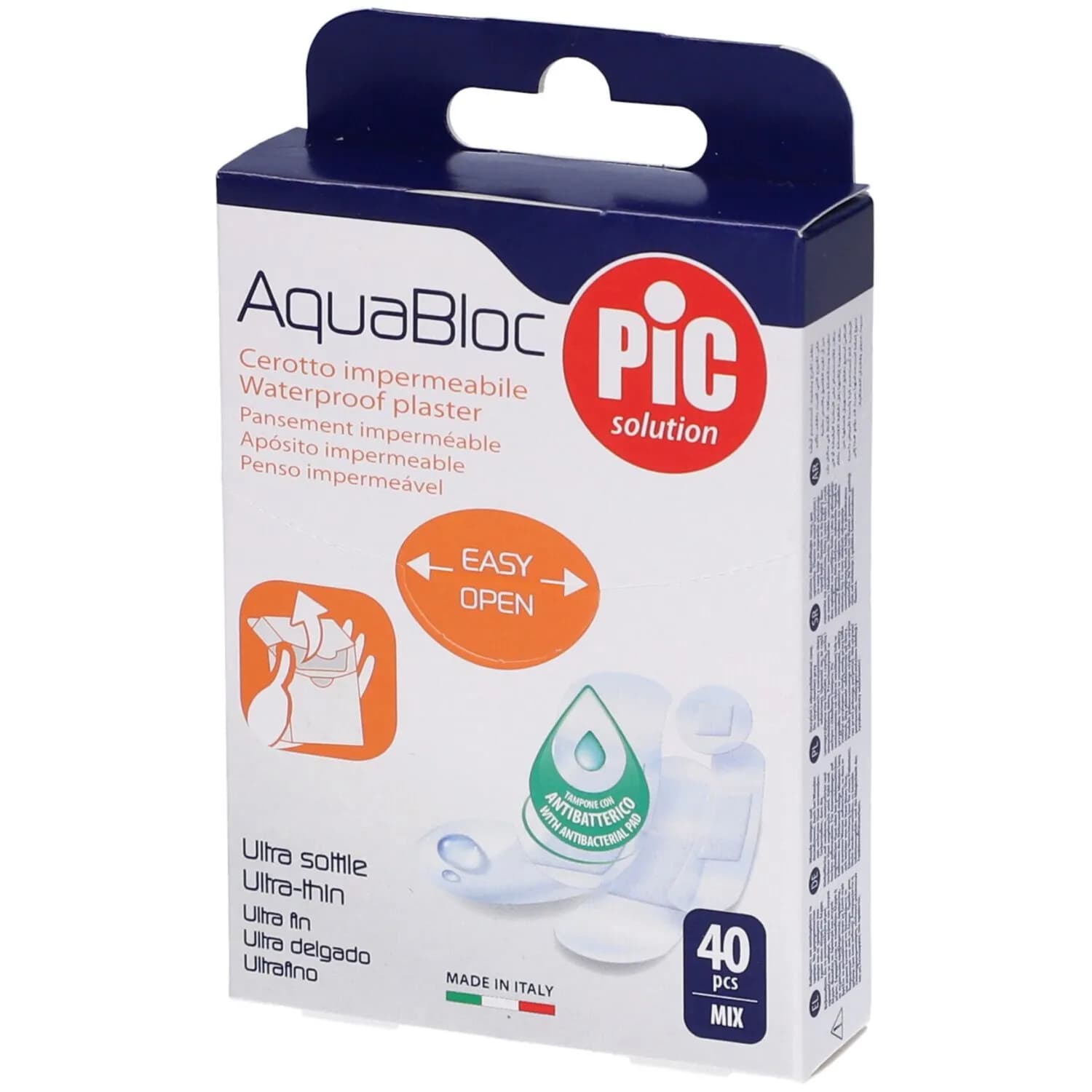 PIC-40 PLASTERS AQUABLOC ASSORTED