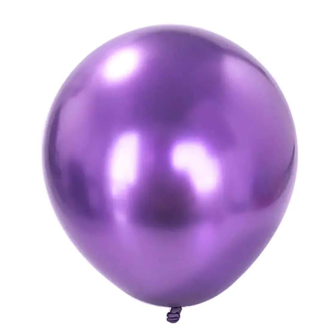 Purple Chrome Helium Balloon