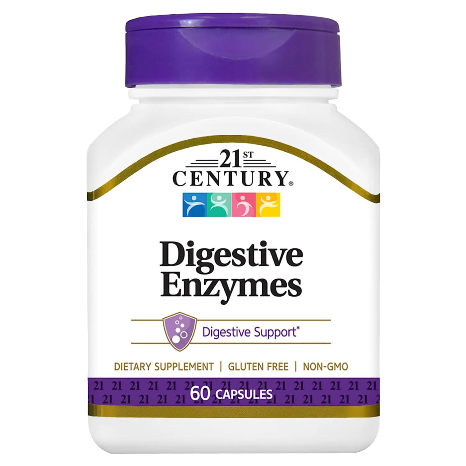 21st Century Digestive Enzymes 60 Capsules