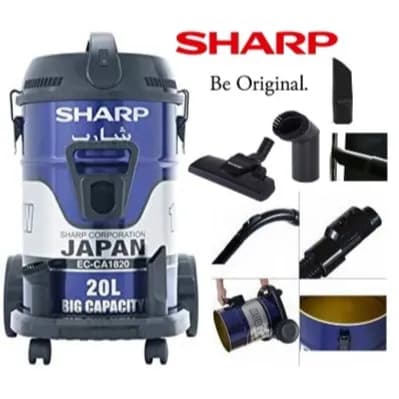 Sharp Big Capacity 20ltr Drum Vacuum Cleaner Ec-ca1820 1800w