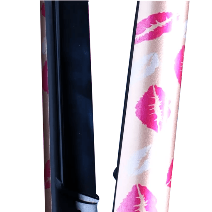 Enzo i love you ink on pink collection hair straightener