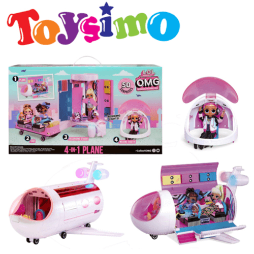 L.O.L. Surprise! O.M.G. 4-in-1 Airplane Dollhouse