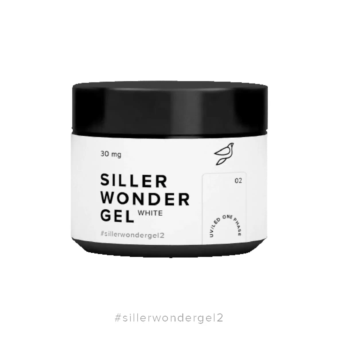 Siller Wonder Gel #2 White 30g (NAIL EXTENSION)