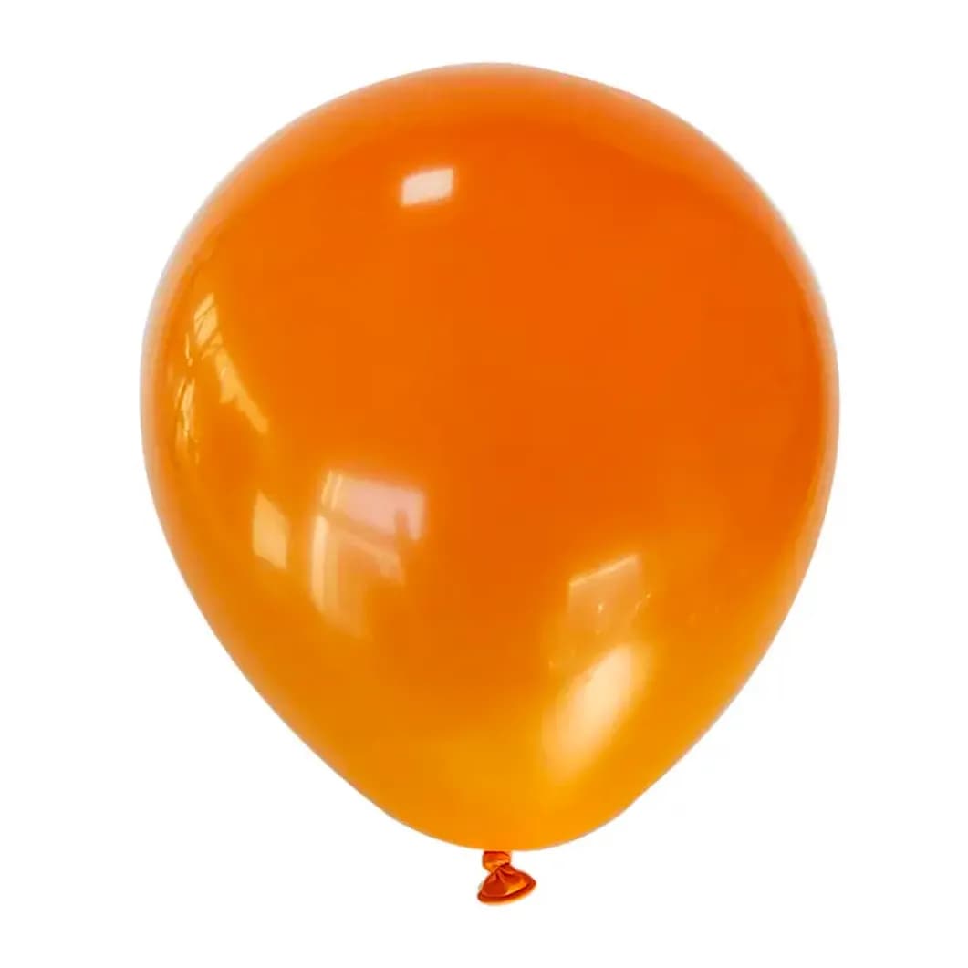 Orange Helium Balloon