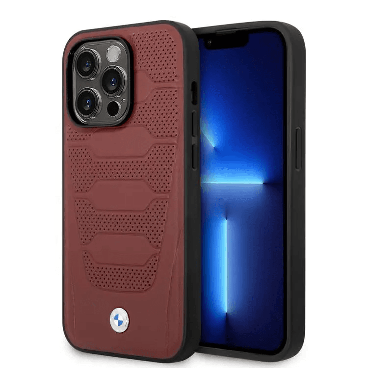 Cover IPhone 14 Pro BMW magesafe original burgundy