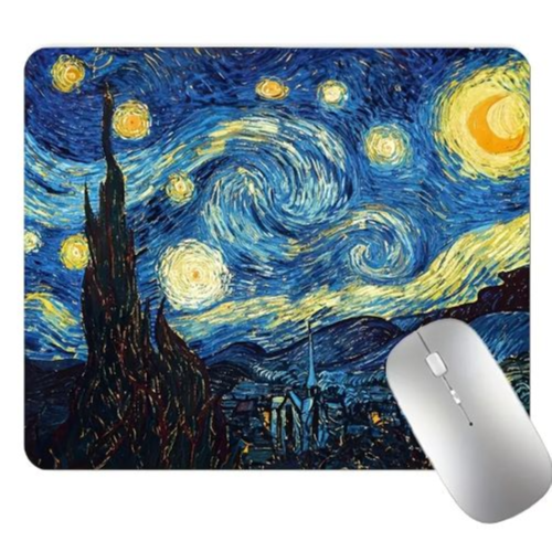 Rectangular Van Gogh Painting E-sport Mouse Pad