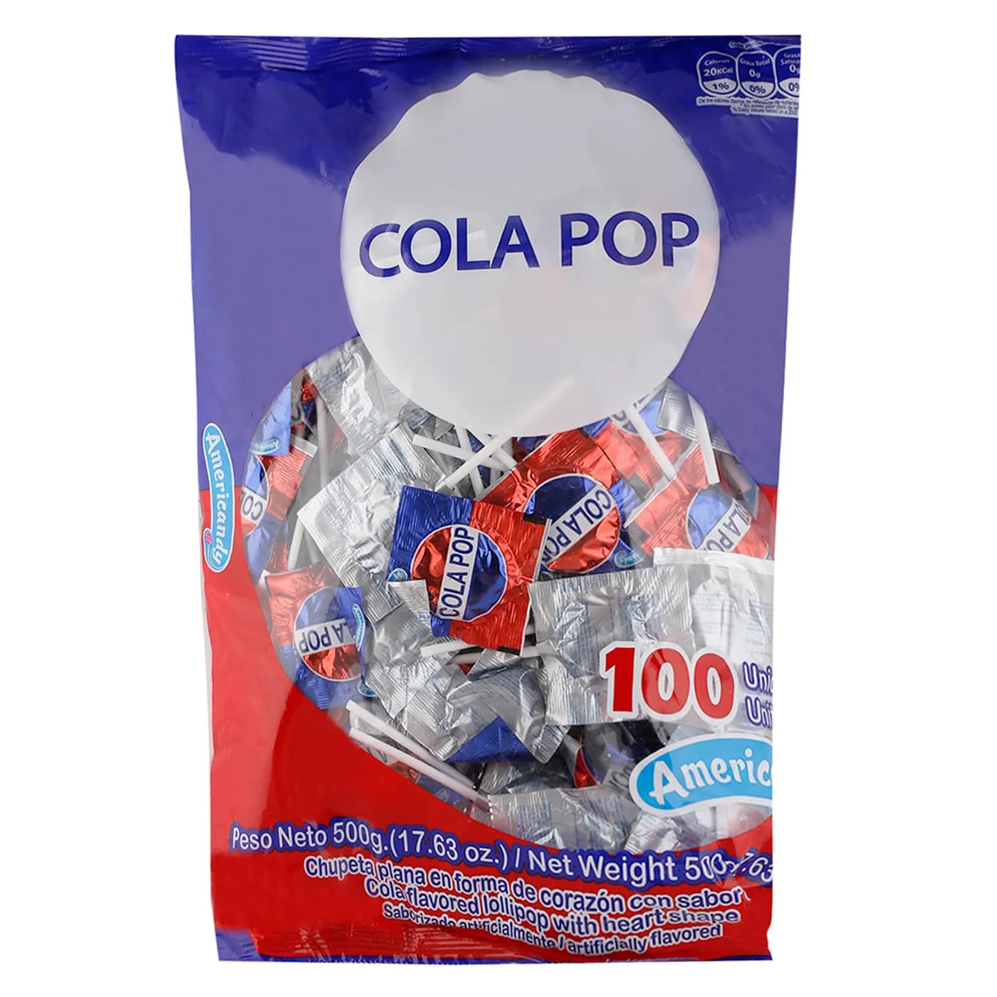 Cola Pop Lollipop 10gm-1pcs