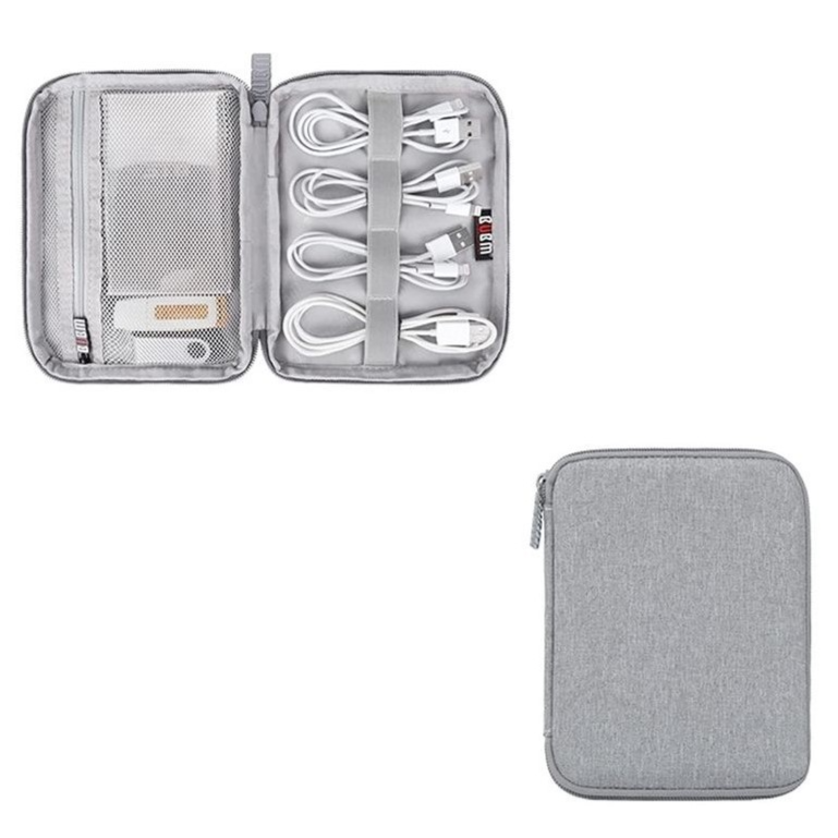 Cable Organiser Bags (grey)