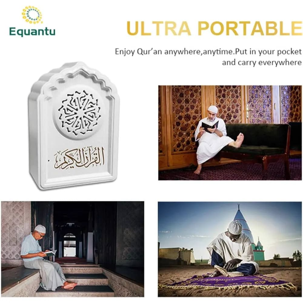 New Style Muslim Quran Speaker 8GB Rechargeable BT Connection Remote Control Player