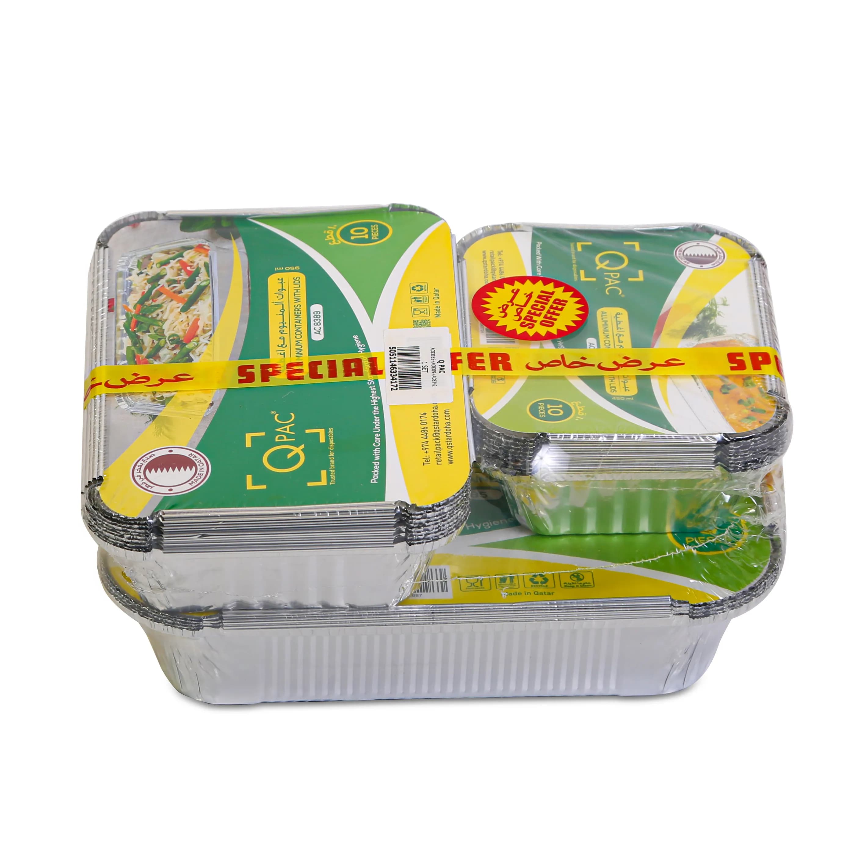 Aluminium Container 8389+8342+83185 Combo(25 Pcs)