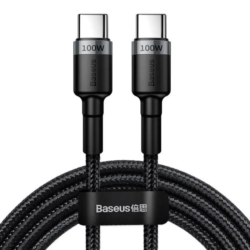 Baseus USB-C Type-C Power  100W Quick Charge cable 2meter FOR IPHONE 15 SERIES , MACBOOK , IPAD , SMARTPHONE AND OTHERS