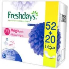 Freshdays Mega Pack 52+20 72pantyliners