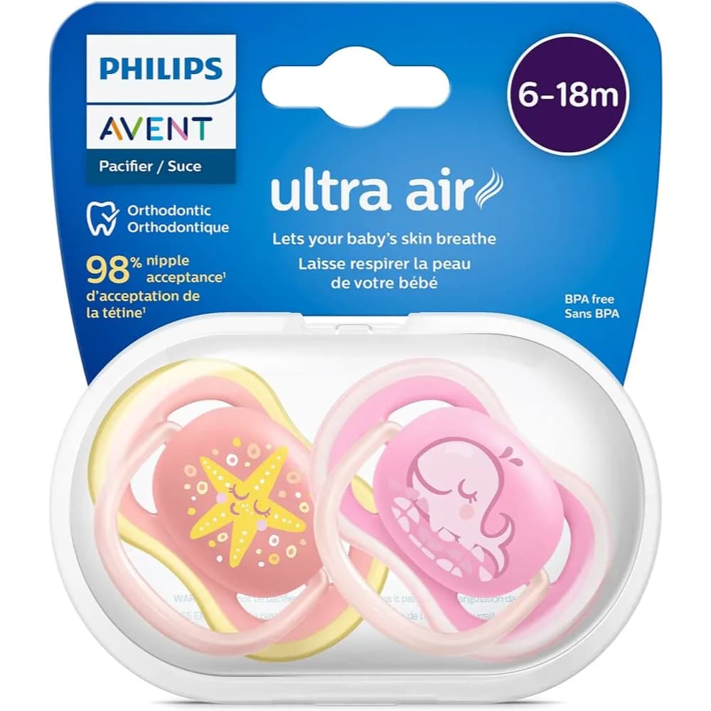 Avent Ultra Air Freeflow Sthr Deco 6-18m Scf085/06