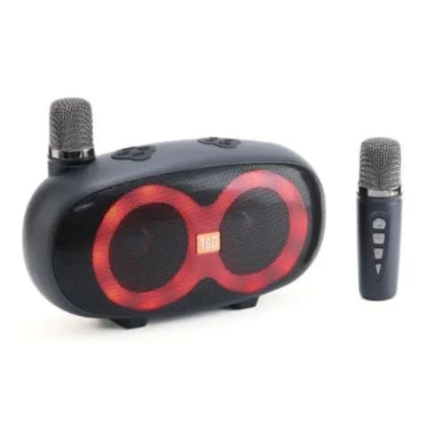 Wireless Bluetooth Speaker With 2 Microphones, Singing Karaoke BOX , Model - TG542DK