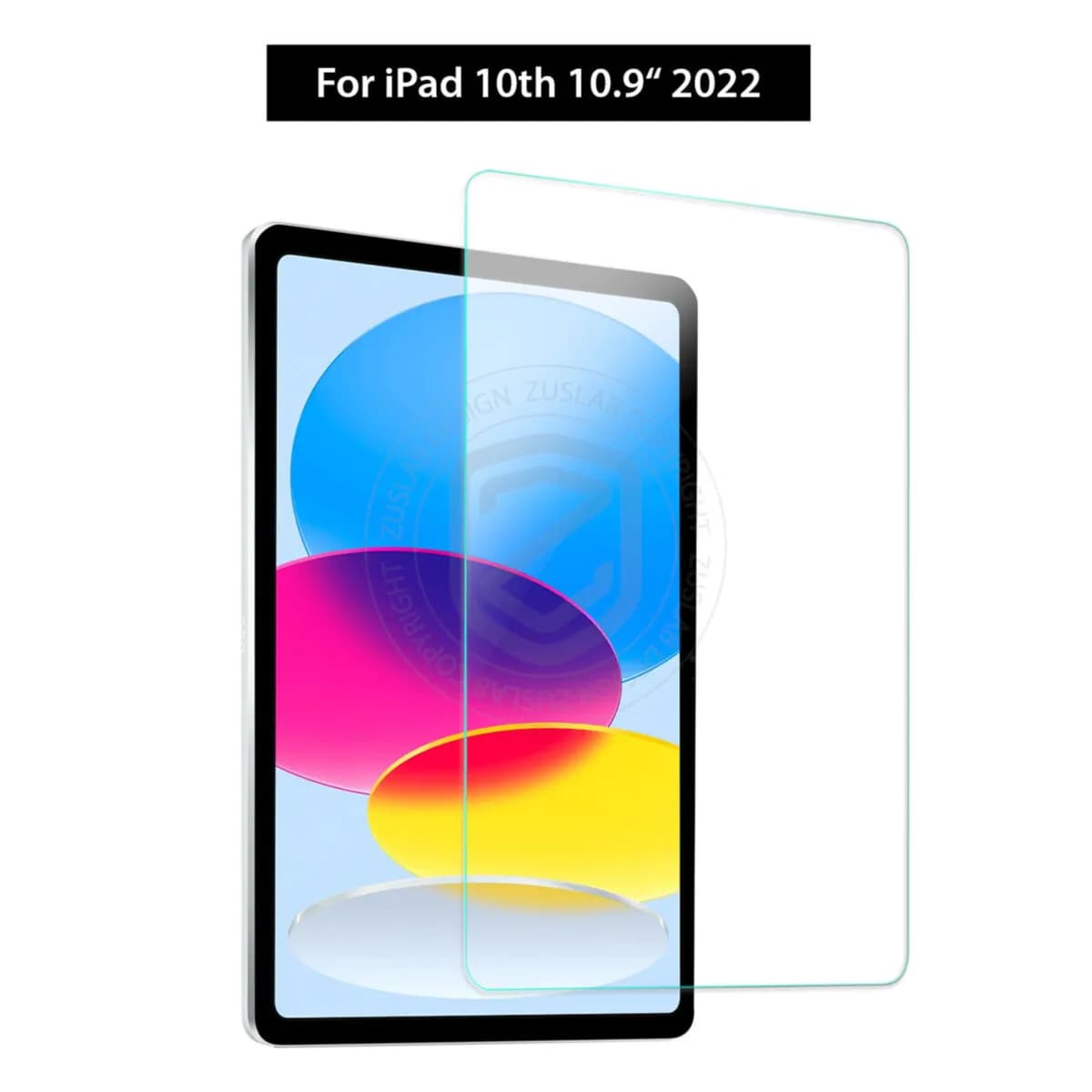 iPad Screen Protector for Apple 10.9 (2022) 10th Gen Tablet Screen Cover Film Tempered Glass Display Screen Guard Crystal Clear