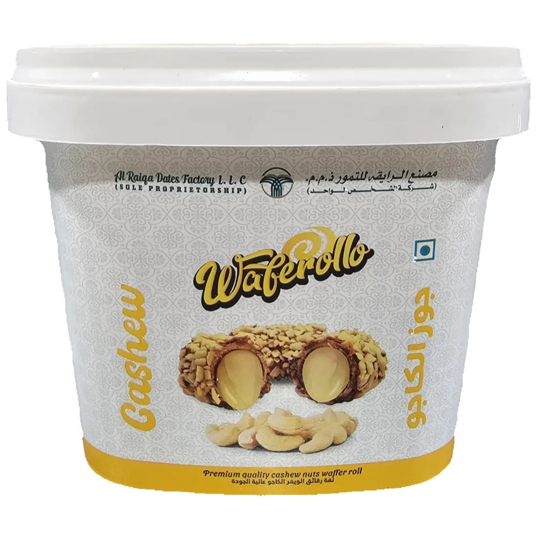 Al Raiqa Cashew Wafer Roll 300g