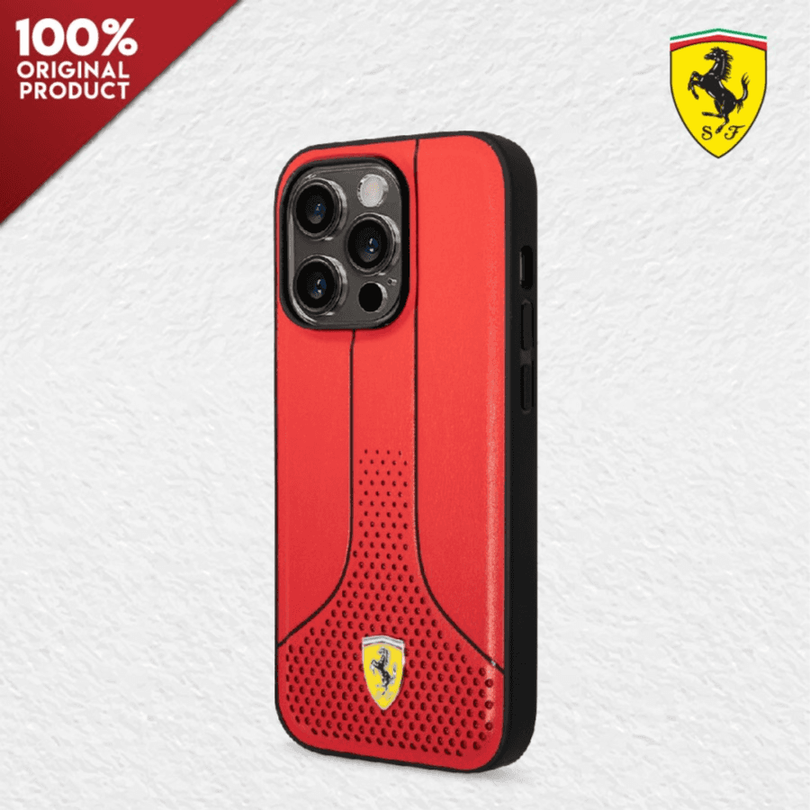 Ferrari Pu 296P Hard Case For iPhone 14 Pro - Original Red