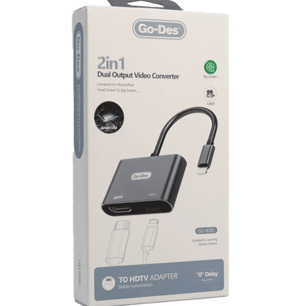 Go-Des 2 in 1 Dual Output Video Converter GD-8285