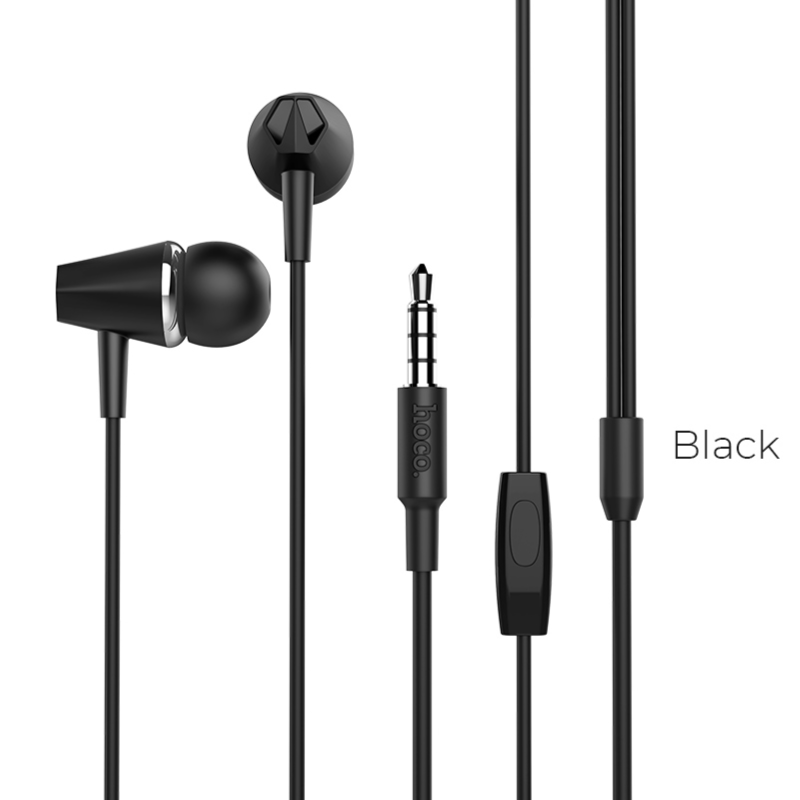 Hoco M34 Earphones With Microphone Black