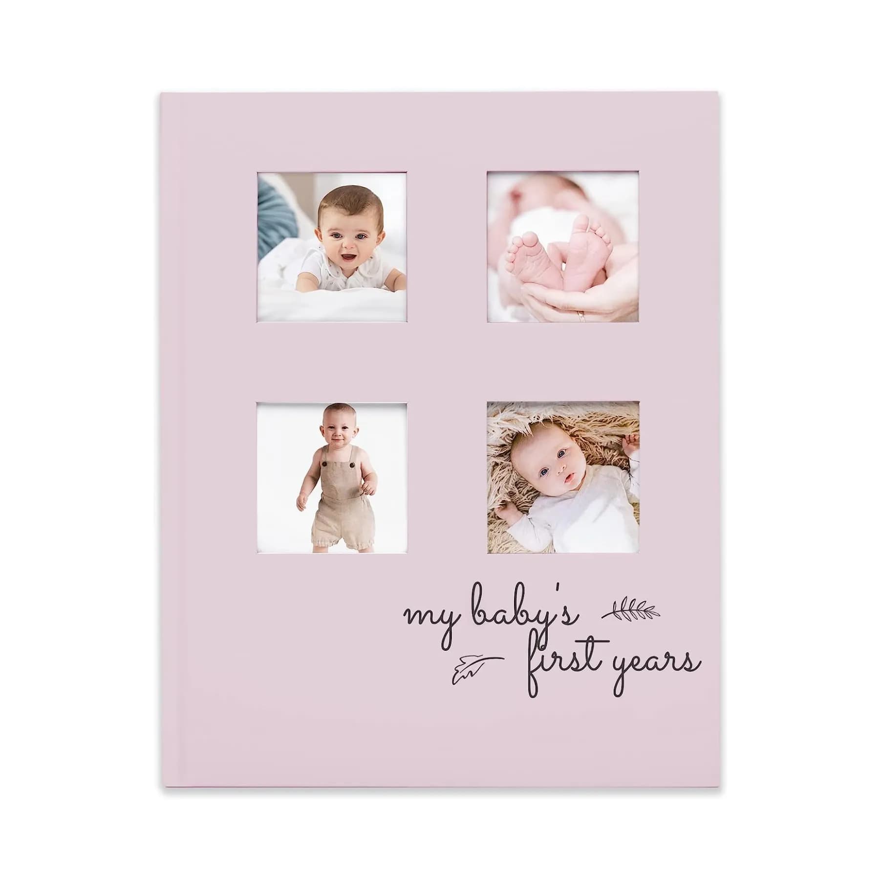 Baby Memory Book First 5 Years Journal By Keababies, Pink